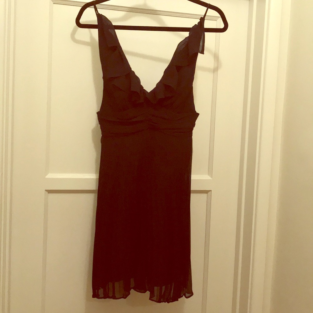 NWOT BCBGeneration Black Chiffon Cocktail Dress